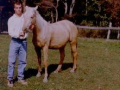 Crescent got named for the "crescent" on her forhead.  She is great for children and young adults.